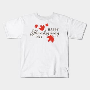 Happy Thanksgiving Kids T-Shirt